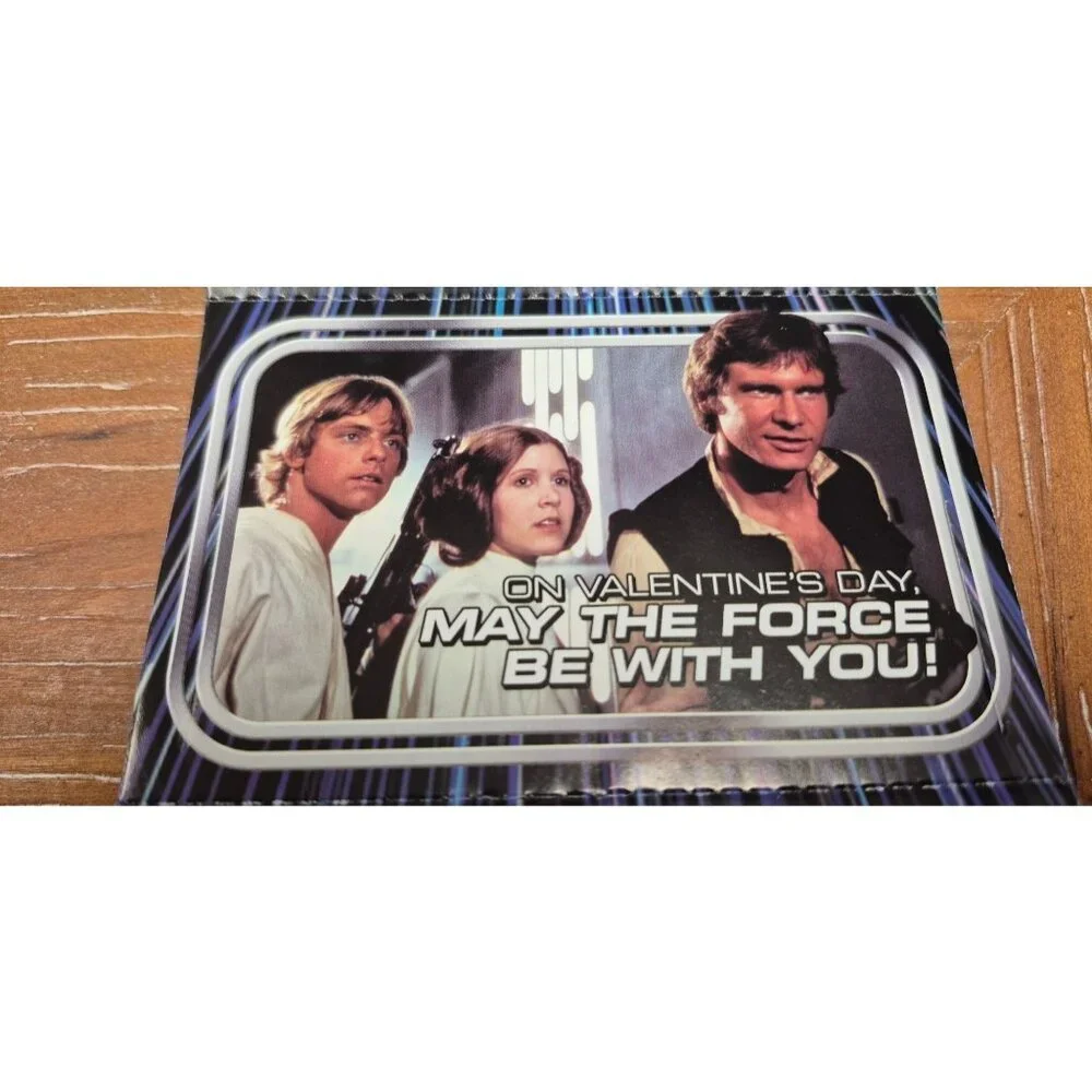 Star Wars Saga Valentines With 16 Pencils